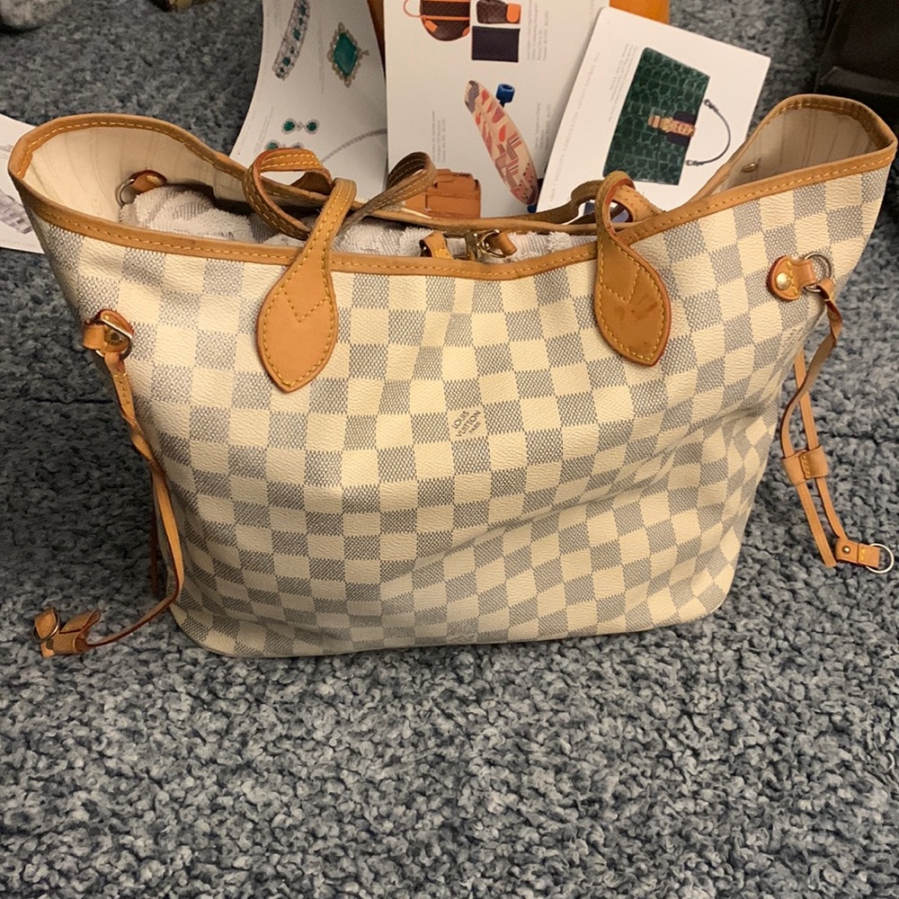 Louis Vuitton Neverfull MM Damier azur